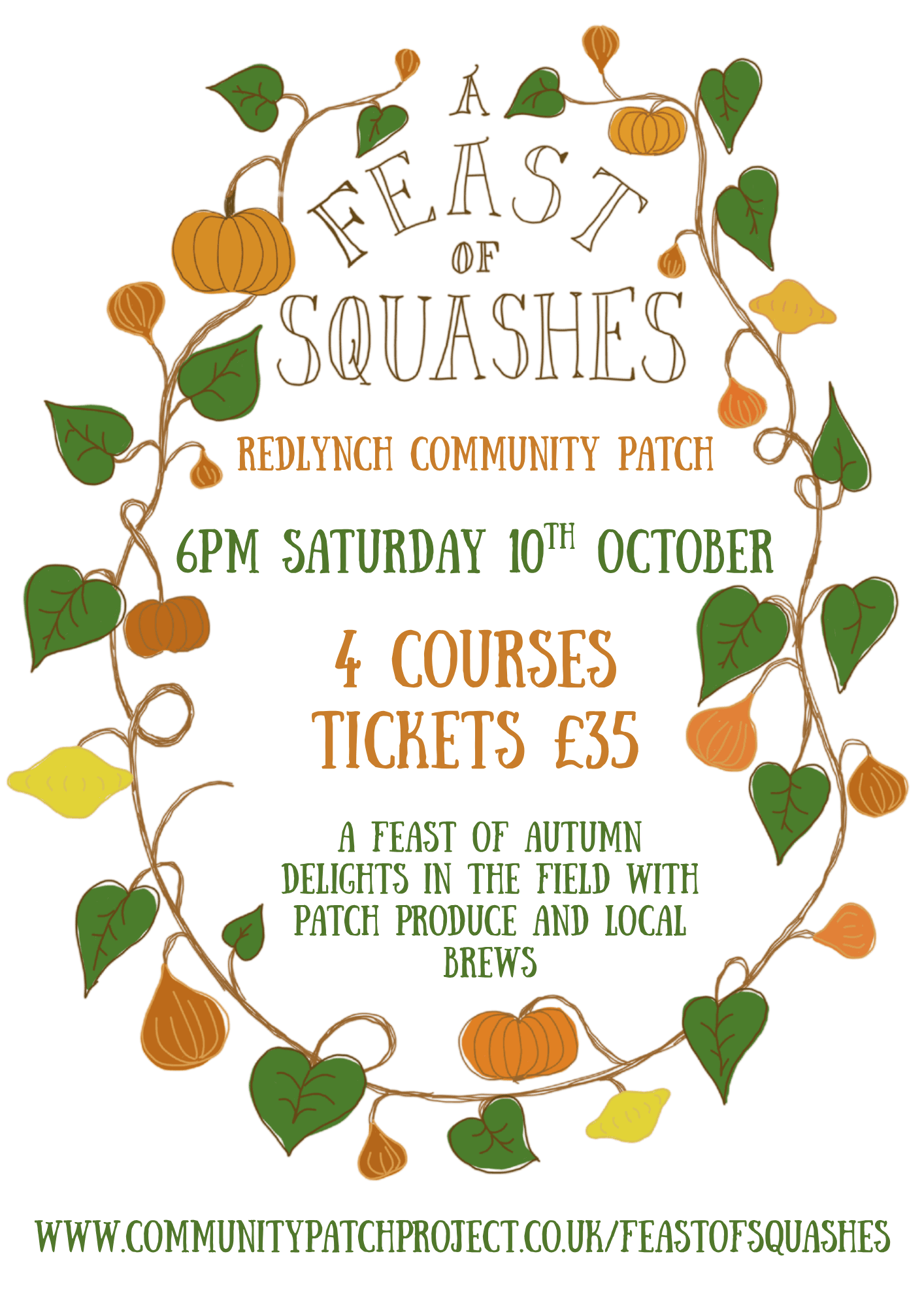 A Feast of Squashes poster